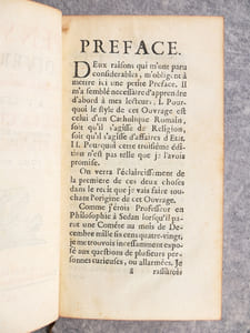 PENSEES DIVERSES, ECRITES A UN DOCTEUR DE SORBONNE, A L’OCCASION DE LA COMETE QUI PARUT AU MOIS DE DECEMBRE 1680. NOUVELLE EDITION CORRIGEE. 