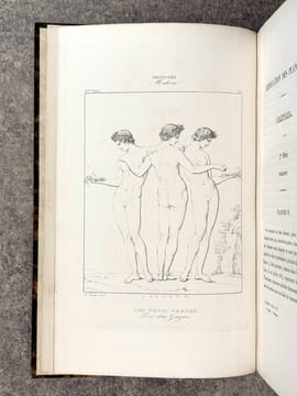 HERCULANUM ET POMPEI. RECUEIL GENERAL DES PEINTURES, BRONZES, MOSAIQUES, ETC. DECOUVERTS JUSQU’A CE JOUR, ET REPRODUITS D’APRES LE ANTICHITA DI ...