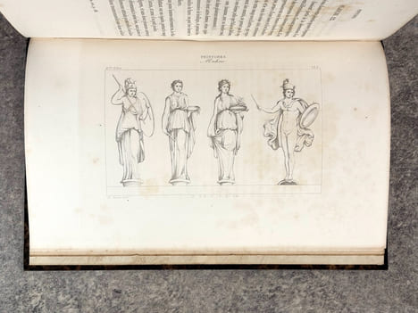 HERCULANUM ET POMPEI. RECUEIL GENERAL DES PEINTURES, BRONZES, MOSAIQUES, ETC. DECOUVERTS JUSQU’A CE JOUR, ET REPRODUITS D’APRES LE ANTICHITA DI ...