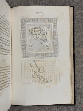 HERCULANUM ET POMPEI. RECUEIL GENERAL DES PEINTURES, BRONZES, MOSAIQUES, ETC. DECOUVERTS JUSQU’A CE JOUR, ET REPRODUITS D’APRES LE ANTICHITA DI ...