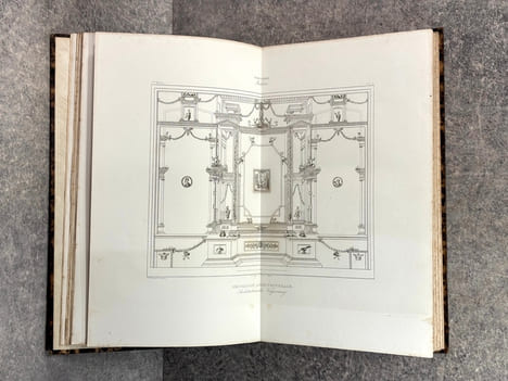 HERCULANUM ET POMPEI. RECUEIL GENERAL DES PEINTURES, BRONZES, MOSAIQUES, ETC. DECOUVERTS JUSQU’A CE JOUR, ET REPRODUITS D’APRES LE ANTICHITA DI ...