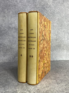 LES CENT NOUVELLES NOUVELLES DU ROI LOUIS XI. PRESENTEES PAR MAURICE RAT ET ABONDAMMENT HISTORIEES PAR ANDRE HUBERT.