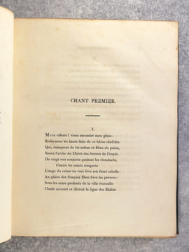 CHARLEMAGNE; OU L'EGLISE DELIVREE. POEME EPIQUE EN VINGT-QUATRE CHANTS. PAR LUCIEN BONAPARTE, MEMBRE DE L'INSTITUT DE FRANCE, ETC, ETC.. BONAPARTE ...