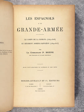 - LES ESPAGNOLS DE LA GRANDE ARMEE. LE CORPS DE LA ROMANA (1807-1808). LE REGIMENT JOSEPH-NAPOLEON (1809-1813). - LA CROATIE MILITAIRE (1809-1813). ...