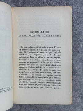 LE BRIGANDAGE PENDANT LA REVOLUTION. AVEC UN FRONTISPICE. . MARION MARCEL.