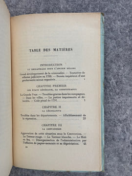 LE BRIGANDAGE PENDANT LA REVOLUTION. AVEC UN FRONTISPICE. . MARION MARCEL.