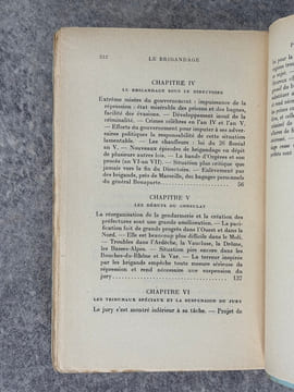LE BRIGANDAGE PENDANT LA REVOLUTION. AVEC UN FRONTISPICE. . MARION MARCEL.