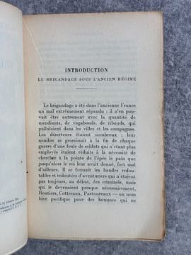 LE BRIGANDAGE PENDANT LA REVOLUTION. AVEC UN FRONTISPICE. . MARION MARCEL.