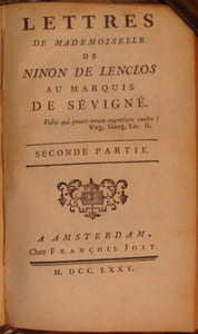 MEMOIRES SUR LA VIE DE MLLE DE LENCLOS. PAR M. B*****.