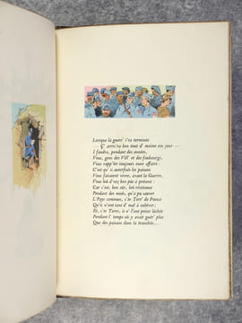 LA PASSION DE NOTRE FRERE LE POILU. ILLUSTRATIONS EN COULEURS DE LEON LEBEGUE. . LECLERC (MARC. 1874-1946). LEBEGUE LEON (1863-1944). 
