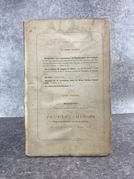 POESIES DE L’EPOQUE DES THANG (VII°, VIII° ET IX° SIECLES DE NOTRE ERE), TRADUITES DU CHINOIS POUR LA PREMIERE FOIS, AVEC UNE ETUDE SUR L’ART POETIQUE ...
