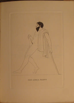 LES PRIAPEES. TRADUITES DU LATIN PAR A. T'SERSTEVENS. CINQ PLANCHES SUR CUIVRE GRAVEES PAR GEORGES GORVEL D'APRES LES MODELES ANTIQUES. DESSINS ...