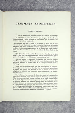 TIMIMMIT KSOURIENNE. PRIX LITTERAIRE DU MAROC 1941. ILLUSTRAYIONS SUR BOIS DE JEAN HAINAUT. . BARRERE-AFFRE MARIE (1885-1963).