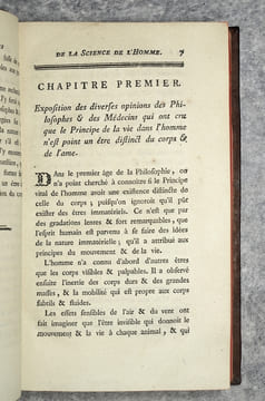 NOUVEAUX ELEMENTS DE LA SCIENCE DE L'HOMME, PAR M. BARTHEZ, CHANCELIER DE L’UNIVERSITE DE MEDECINE DE MONTPELLIER, MEMBRE DES SOCIETES ROYALES DES ...