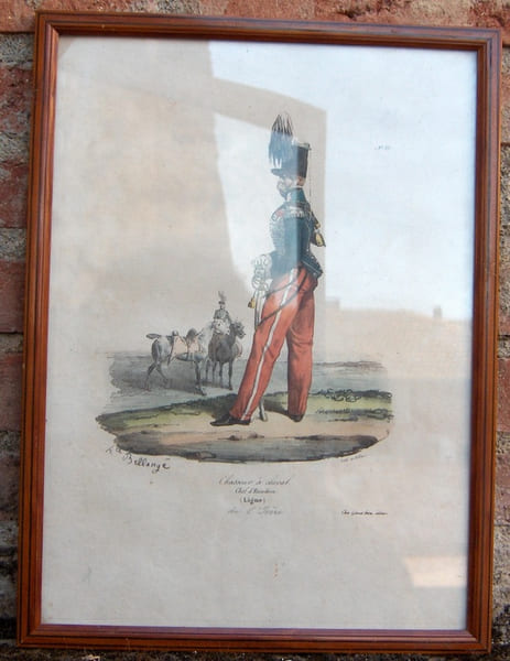 CHASSEUR A CHEVAL. CHEF D"ESCADRON (LIGNE).  . BELLANGE HIPPOLYTE (1800-1866).