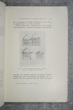LA CATHEDRALE DE CAHORS ET LES ORIGINES DE L'ARCHITECTURE A COUPOLES D'AQUITAINE. CENT GRAVURES DANS LE TEXTE ET HORS TEXTE. . REY RAYMOND ...