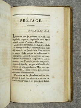 JUGEMENT IMPARTIAL SUR NAPOLEON, OU CONSIDERATIONS PHILOSOPHIQUES SUR SON CARACTERE, SON ELEVATION, SA CHUTE, ET LES RESULTATS DE SON GOUVERNEMENT, ...