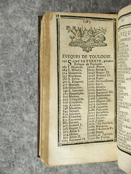 ALMANACH HISTORIQUE DE LA PROVINCE DE LANGUEDOC POUR L’ANNEE 1786. PREMIERE PARTIE. . BAOUR JEAN-FLORENT. (1724-1795).