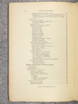 SEMIOLOGIE DE L'APPAREIL RESPIRATOIRE, PAR H. BARTH, MEDECIN DE L'HOPITAL NECKER. AVEC 98 FIGURES INTERCALEES DANS LE TEXTE. . BARTH H.
