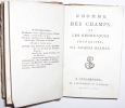 L'HOMME DES CHAMPS OU LES GEORGIQUES FRANCAISES. STRASBOURG. LEVRAULT. AN VIII. 1800.. DELILLE JACQUES. (1738-1813).