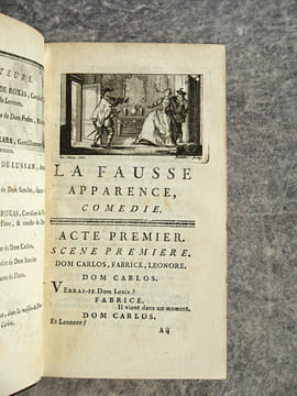 OEUVRES. NOUVELLE EDITION, REVUE, CORRIGEE & AUGMENTEE. DERNIERES OEUVRES, DIVISEES EN DEUX PARTIES. . SCARRON PAUL. (1610-1660).