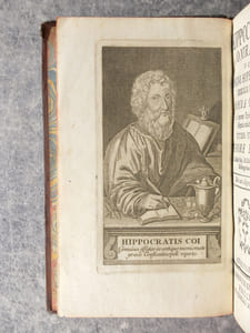 HIPPOCRATES CONTRACTUS, IN QUO MAGNI HIPPOCRATIS, MEDICORUM PRINCIPIS, OPERA OMNIA IN BREVEM EPITOMEN SUMMA DILIGENTIA REDACTA HABENTUR. STUDIO ET OPERA. EDITIO NOVA DILIGENTER CORRECTA. 