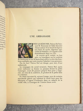 LA CHEVRE D'OR. FRONTISPICE ET LETTRES ORNEES DE DAVID DELLEPIANE. . ARENE PAUL. (1843-1896).