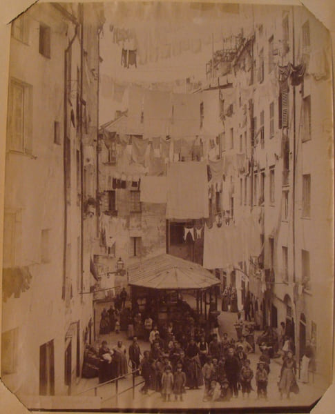 ITALIE. GENES. GENOVA.. NOACK ALFRED. (1833-1895). 