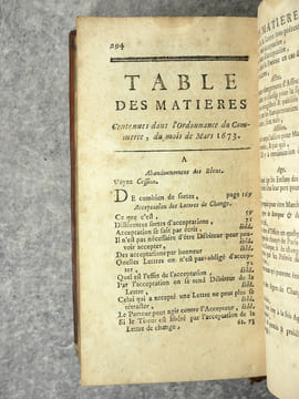 NOUVEAU COMMENTAIRE SUR L'ORDONNANCE DU COMMERCE DU MOIS DE MARS 1673. PAR M * * * CONSEILLER AU PRESIDIAL D'ORLEANS. NOUVELLE EDITION, CORRIGEE & ...
