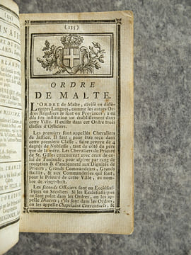 ALMANACH HISTORIQUE DE LA PROVINCE DE LANGUEDOC, NOUVELLE EDITION, ENRICHIE DE VIGNETTES ANALOGUES A CHAQUE CORPS. POUR L’ANNEE BISSEXTILE ...