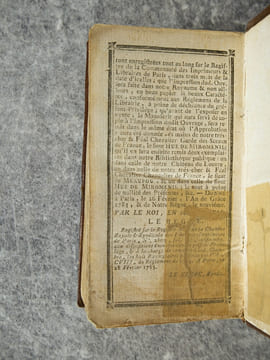 ALMANACH HISTORIQUE DE LA PROVINCE DE LANGUEDOC, NOUVELLE EDITION, ENRICHIE DE VIGNETTES ANALOGUES A CHAQUE CORPS. POUR L’ANNEE BISSEXTILE ...