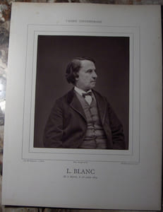 LOUIS BLANC. (HOMME POLITIQUE ET HISTORIEN FRANCAIS. 1811-1882). PARIS. 1876. (EXTRAIT DE LA "GALERIE CONTEMPORAINE, LITTERAIRE ET ARTISTIQUE").