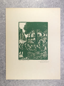 DANS LE VIEUX TOURS. VINGT-CINQ GRAVURES ORIGINALES DE FERDINAND DUBREUIL. PREFACE DE ROLAND ENGERAND. . DUBREUIL FERDINAND. (1894-1957).