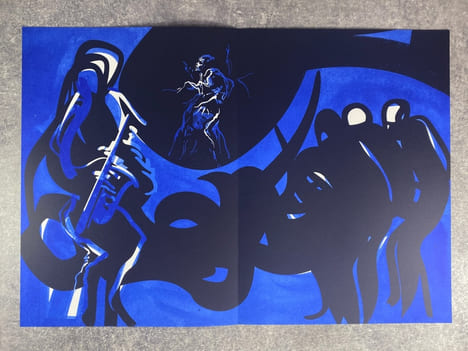 JAZZ. ILLUSTRE PAR RAYMOND MORETTI. TEXTE DE FRANK TENOT, AVEC UN POEME DE CLAUDE NOUGARO ET LA COLLABORATION DE MICHEL LEGRAND ET DANIEL FILIPACCHI. ...