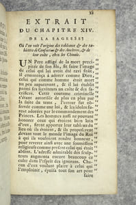 CONFORMITE DES CEREMONIES CHINOISES AVEC L’IDOLATRIE GRECQUE ET ROMAINE. POUR SERVIR DE CONFIRMATION A L’APOLOGIE DES DOMINICAINS MISSIONNAIRES DE LA CHINE. PAR UN RELIGIEUX DOCTEUR & PROFESSEUR EN THEOLOGIE.