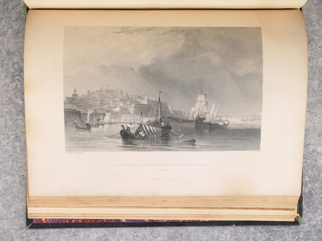 LES ILES ET LES BORDS DE LA MEDITERRANEE. COMPRENANT LA SICILE ET LA COTE DE BARBARIE, ETC. ILLUSTRES D'APRES LES DESSINS PRIS SUR LES LIEUX, PAR W. ...
