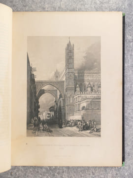 LES ILES ET LES BORDS DE LA MEDITERRANEE. COMPRENANT LA SICILE ET LA COTE DE BARBARIE, ETC. ILLUSTRES D'APRES LES DESSINS PRIS SUR LES LIEUX, PAR W. ...