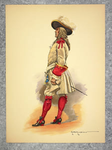LE LYS, L’ANCRE ET LA CROIX. LES REGIMENTS QUI CONSTRUISIRENT L’EMPIRE D’OUTRE-MER. 1665-1786. INTRODUCTION DE PIERRE MAC ORLAN. ILLUSTRATIONS D’EDMOND LAJOUX.