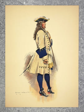 LE LYS, L’ANCRE ET LA CROIX. LES REGIMENTS QUI CONSTRUISIRENT L’EMPIRE D’OUTRE-MER. 1665-1786. INTRODUCTION DE PIERRE MAC ORLAN. ILLUSTRATIONS ...