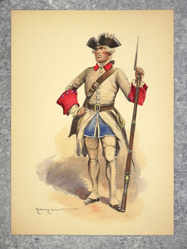 LE LYS, L’ANCRE ET LA CROIX. LES REGIMENTS QUI CONSTRUISIRENT L’EMPIRE D’OUTRE-MER. 1665-1786. INTRODUCTION DE PIERRE MAC ORLAN. ILLUSTRATIONS ...