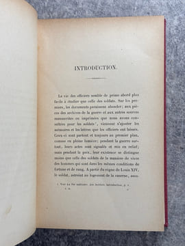 LA VIE MILITAIRE SOUS L’ANCIEN REGIME. * LES SOLDATS. ** LES OFFICIERS. . BABEAU ALBERT (1835-1914). 