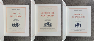 CONTES DU LUNDI. LETTRES DE MON MOULIN. TARTARIN DE TARASCON. ILLUSTRATIONS DE HENRY LEMARIE. 