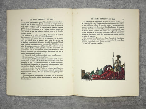 LE BEAU SERGENT DU ROI. ILLUSTRATIONS DE GUY ARNOUX. . BERAUD HENRI. (1885-1958). 
