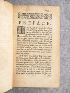 LETTRES CHOISIES DE MONSIEUR BAYLE, AVEC DES REMARQUES.