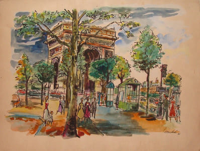 L'ARC DE TRIOMPHE. (1956).