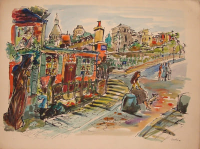 LE LAPIN AGILE. MONTMARTRE. (1956).
