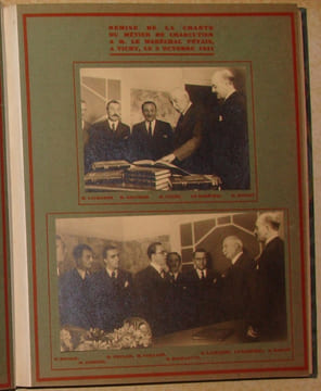 PROJET DE CHARTE DU METIER DE CHARCUTIER. 1415-1941.. undefined