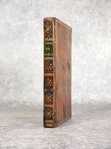 CARACTERES DE THEOPHRASTE, ET PENSSES MORALES DE MENANDRE. TRADUITS PAR M. LEVESQUE. (DE LA "COLLECTION DES MORALISTES ANCIENS, DEDIEE AU ROI").