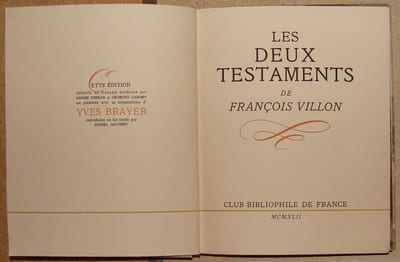LES DEUX TESTAMENTS. 