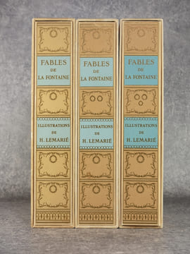 FABLES. ILLUSTRATIONS DE HENRY LEMARIE. . LA FONTAINE. (JEAN DE. 1621-1695).